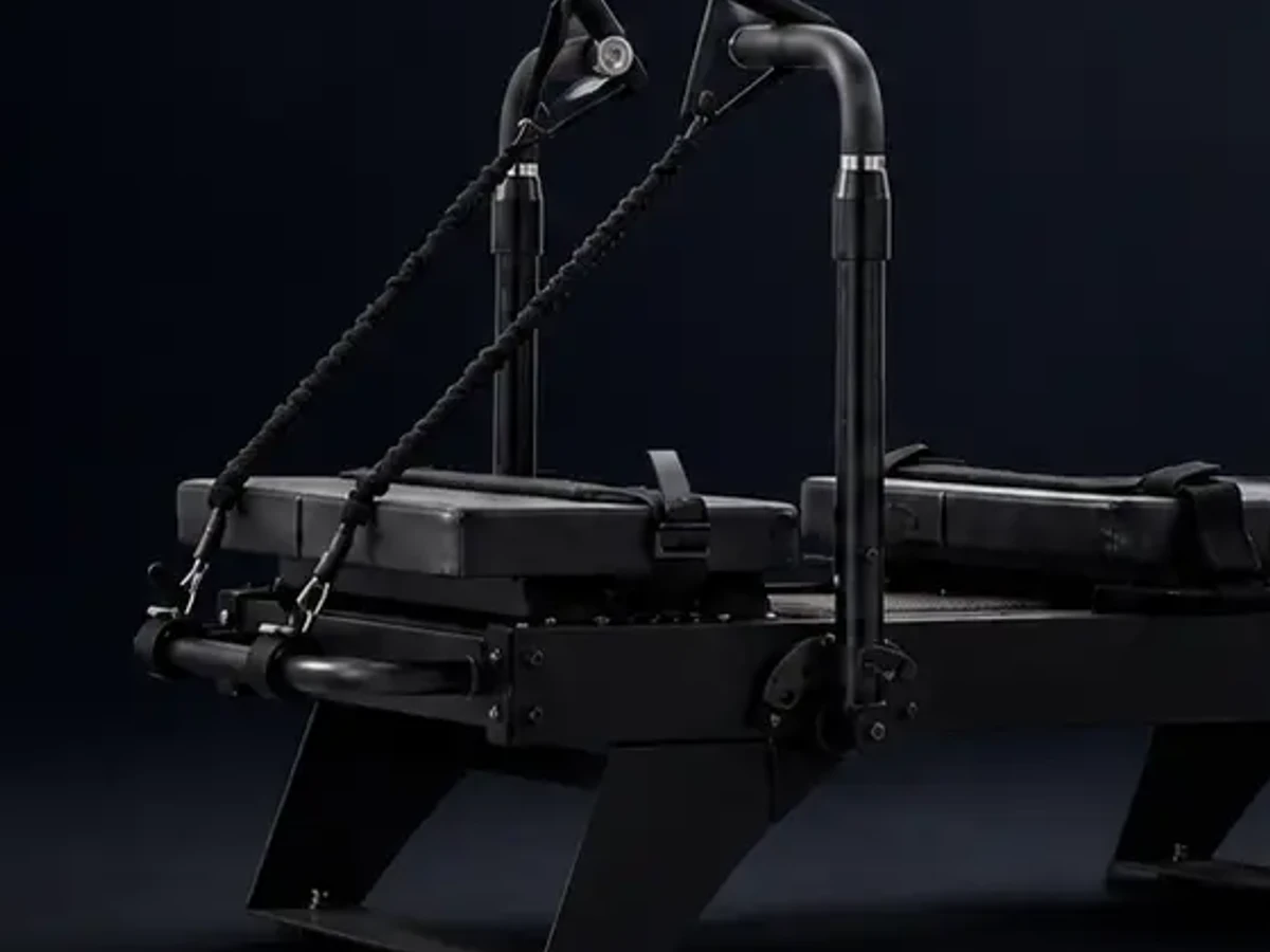 Exact Carriage One handle, strap, rail, and frame detail