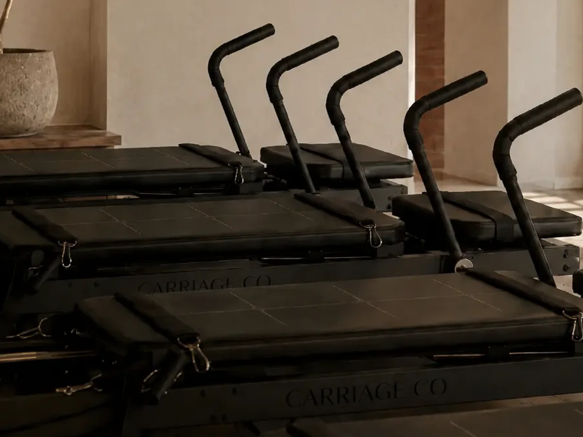 Carriage One upholstery and hardware detail for finish planning