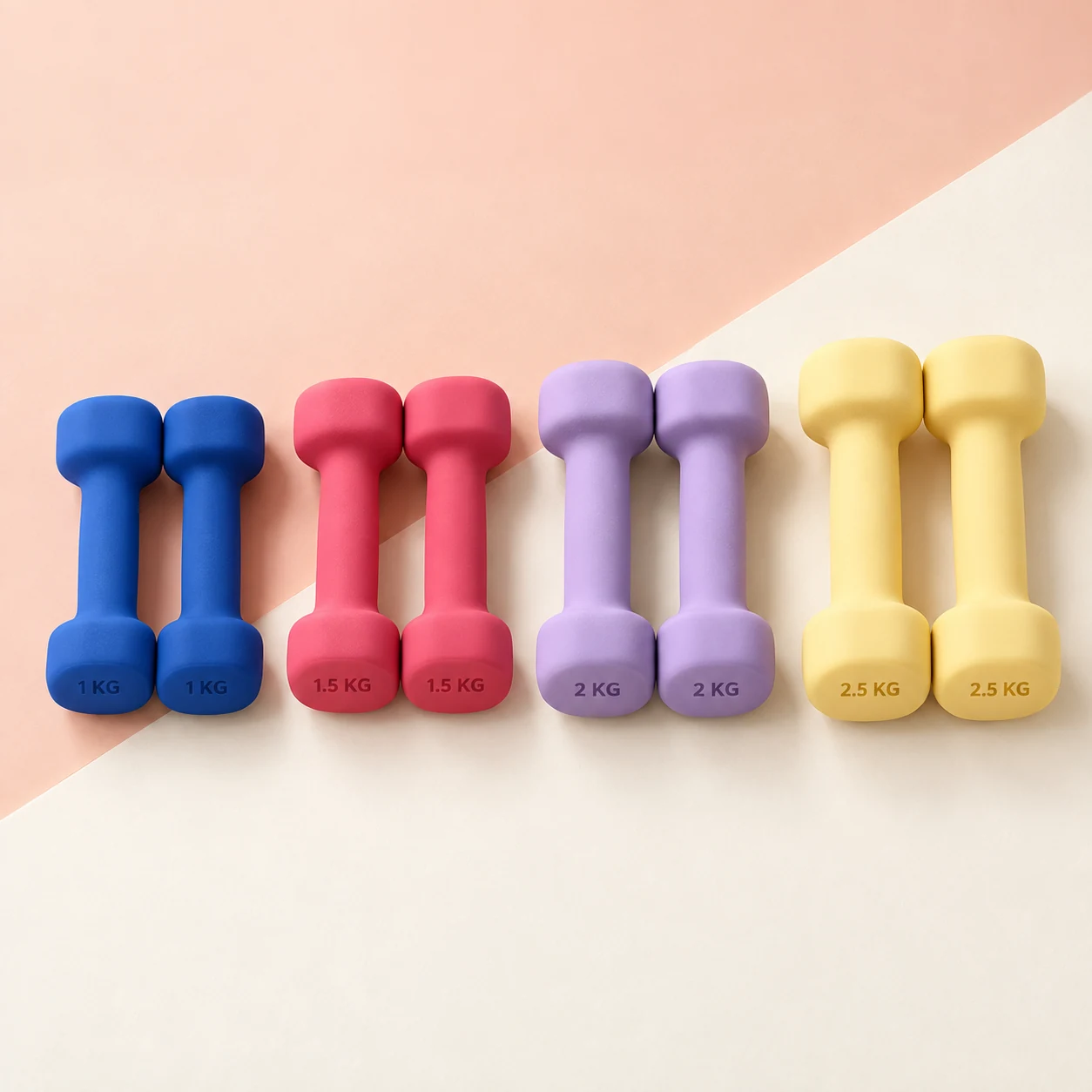 Custom pill-weight concepts in 1 to 2.5 kg sizes